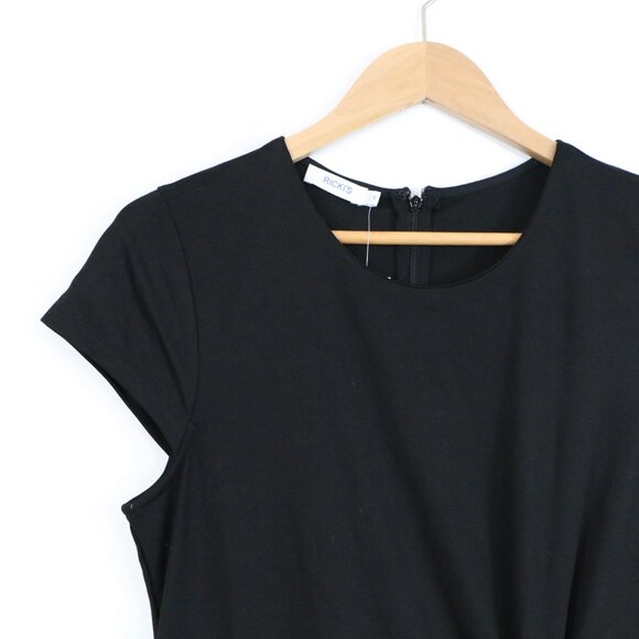 *Rickis Black Cap Sleeve Dress - Picture 5 of 10